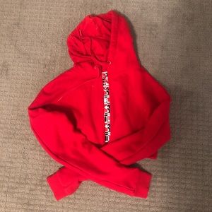 Fila Cropped Zip-Up Hoodie